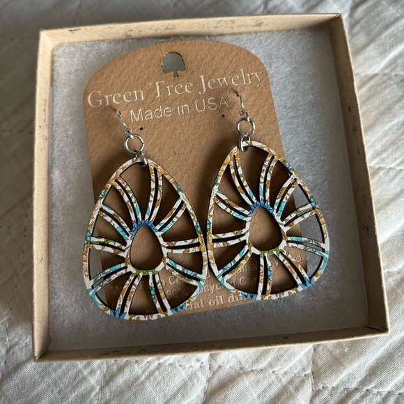 Wooden Earrings - Picture 1 of 1